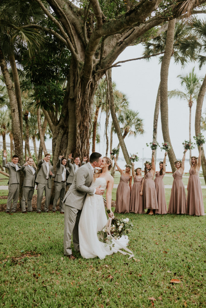 Flagler Place banyan tree Downtown Stuart FL wedding photography