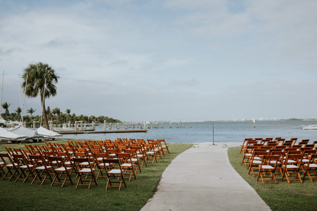 US Sailing Center ceremony Jensen Beach FL wedding photography