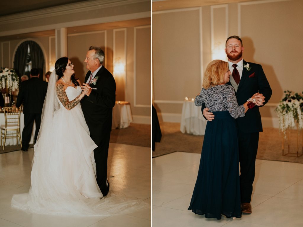 Father daughter and mother son dance