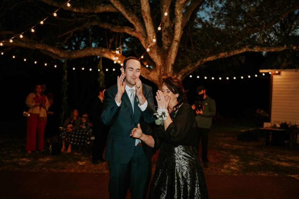 Mother son dance FL wedding photography