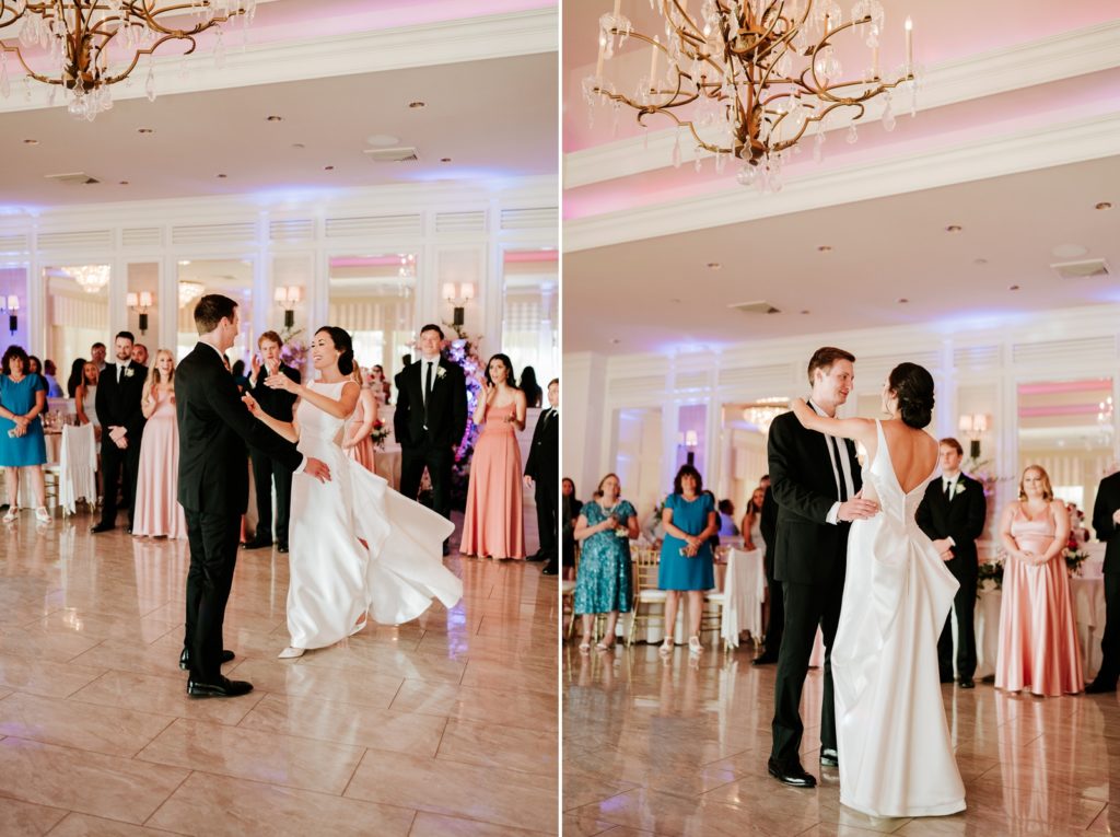 Breakers West wedding reception first dance Palm Beach FL