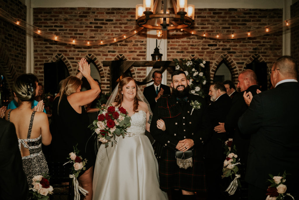 Historic Maxwell Room gothic wedding ceremony Fort Lauderdale wedding photography