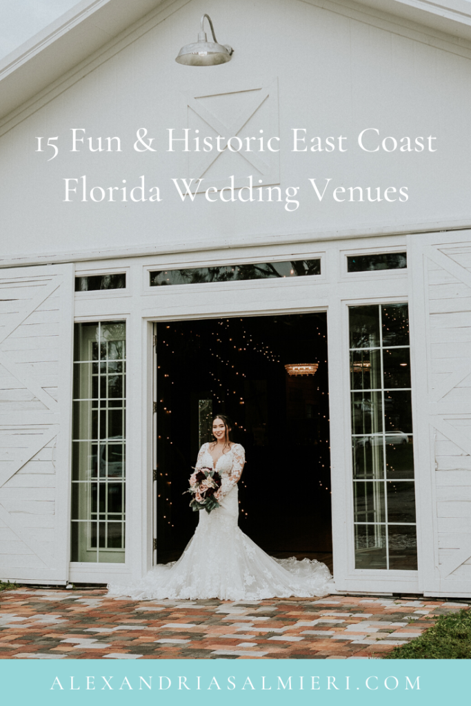 15 Fun & Historic East Coast Florida Wedding Venues FL wedding photography