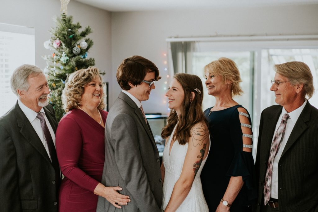 Jupiter Florida home family wedding photo